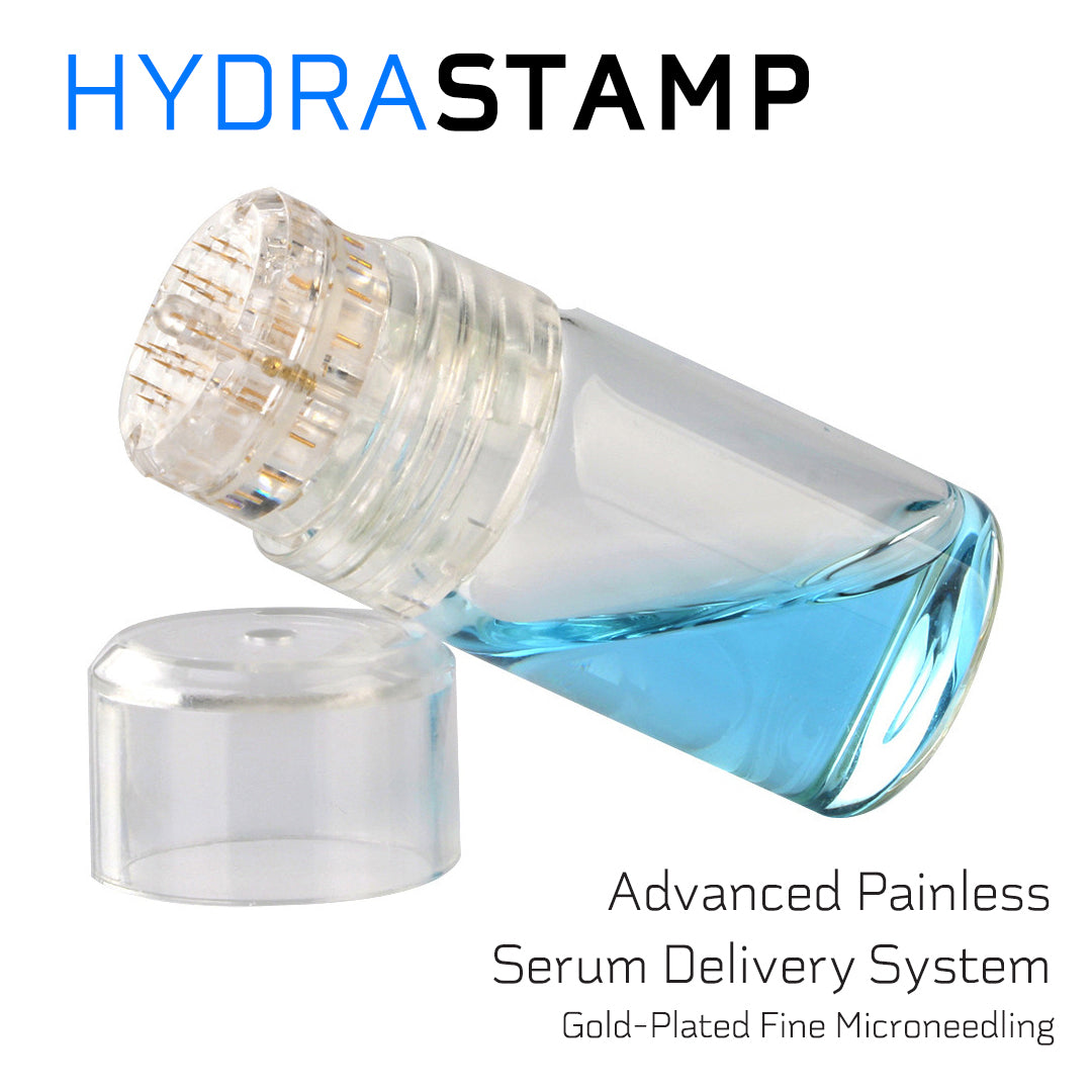 HYDRASTAMP DIY Facial Derma EZ Jet Microneedling Kit (For Uneven Skin Texture, Pores and Scars)
