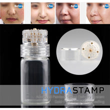 Load image into Gallery viewer, HYDRASTAMP DIY Facial Derma EZ Jet Microneedling Kit (For Skin Brightening, Wrinkle Reduction and Overall Skin Rejuvenation)